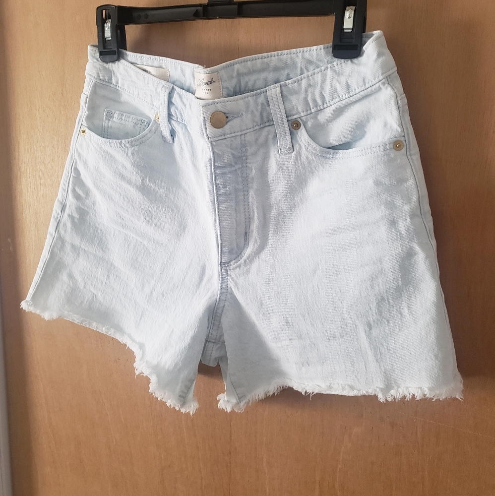 Target Vintage Midi Light Blue Jean Shorts